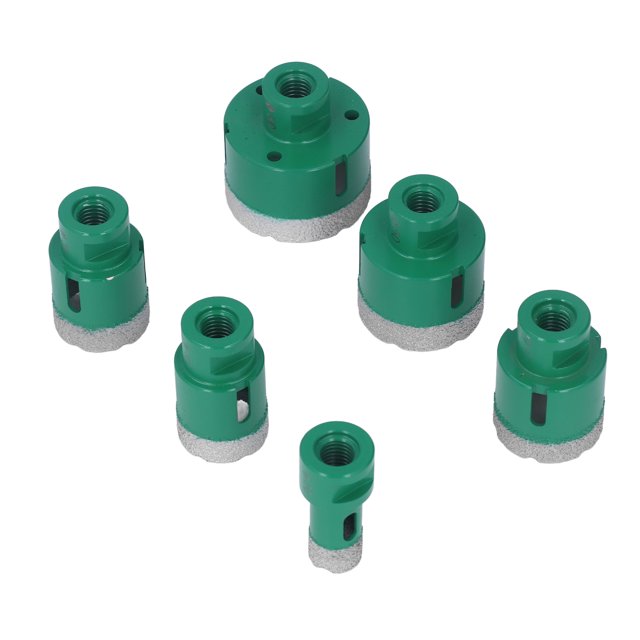Broca de diamante, 6 piezas Broca de diamante soldada Broca de diamante Broca de diamante Accesorios de taladro eléctrico Resistente y duradera