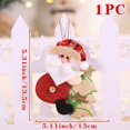 thumbnail image 3 of Navidad lindo muñeco de nieve viejo y alce oso encantador animal colgante ornamento árbol de Navidad ornamento para Navidad suministros para fiesta en casa, 3 of 4