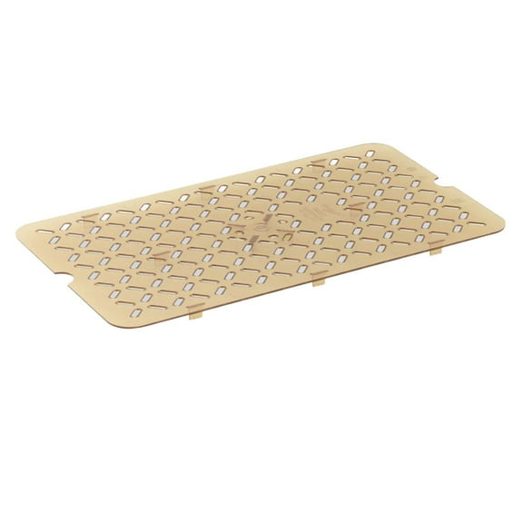 Vollrath 23200 Super Pan 1/2 Size High Temp Amber Plastic False Bottom