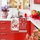 thumbnail image 1 of Lunxisen 4 Pcs Valentine's Day Kitchen Towels Dish Towels, Red Heart Hand Towels for Home Decoration Farmhouse Holiday Wedding Anniversary Birthday(23.6*15.8in), 1 of 8
