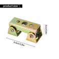 thumbnail image 1 of Pinces Magnétiques Type V Support de Soudure Magnétique en Forme de V Fixation Magnétique Réglable V-Pads Outil à Main Solide (2 Pcs), 1 of 5