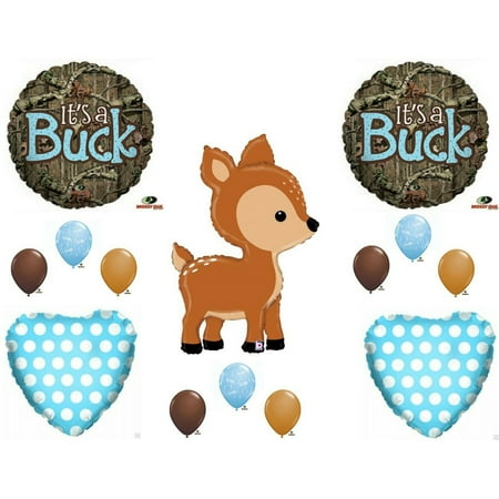 Oh Deer It S A Buck Camo Baby Boy Shower Balloons Decoration Oh Deer It S A Buck Camo Baby Boy Shower Balloons Decoration