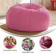 thumbnail image 2 of Small Solid Light Pink Kids Bean Bag Chair, 2 of 9