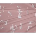 thumbnail image 5 of oneOone Polyester Spandex Light Pink Fabric Abstracts Sewing Craft Projects Fabric Prints By Yard 56 Inch Wide, 5 of 5