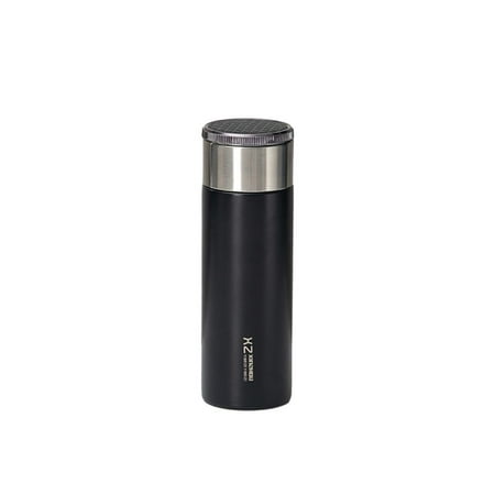 

500ml Tea with Filter Stainless Steel Infuser Thermal Mug Insulation Cup Vacuum Flasks Water Bottle BLACK