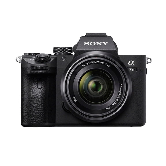 Sony ILCE7M3K/B_EDI_2-WRE Autofocus 24MP Mirrorless Camera comes with 64GB Memory Card, Black