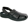thumbnail image 2 of Men's Drew Barcelona Closed Toe Sandal Black Pebbled Leather 12 W, 2 of 2