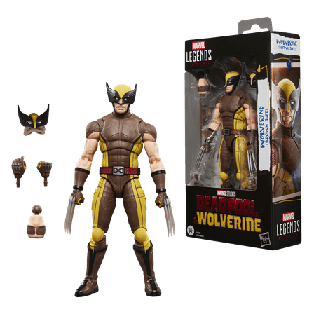 Marvel Legends Series Wolverine (Brown Suit), Movie 6" Action Figure