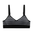 thumbnail image 2 of KkSLirnhs Bra for Girls 10-12 Girl Bras 12-14 Hassle-Free Fit Girls' Wire-Free Bra - Soft Nylon, Stretchy & Supportive 14 Years Black, 2 of 3