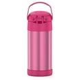 thumbnail image 3 of Thermos FUNtainer® Bouteille à Paille Isolée en Acier Inoxydable - 12 Oz - Rose, 3 of 3