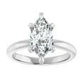 thumbnail image 2 of Delara Lab Diamond Engagement Ring Marquise Basket Solitaire, 2 of 5