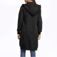 thumbnail image 4 of La nueva manera de las mujeres con capucha largas sudaderas con capucha de la capa bolsillos oc Abanopi Sudadera larga Womne, 4 of 7