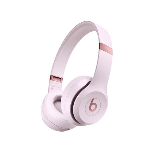 Beats Solo 4 - Auriculares supraaurales inalámbricos Bluetooth, compatibles con Apple y Android, hasta 50 horas de duración de la batería - Rosa nube (Renovado Premium)
