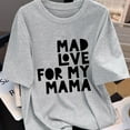 thumbnail image 5 of BXSRUTA Kids Mother's Day Printed Round Neck Short Sleeve Loose Fit T-Shirt for Boys and Girls, 5 of 5