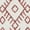Ivory/Rust, variant on SAFAVIEH Cedar Brook Jamison Geometric Cotton Area Rug, Ivory/Rust, 6' x 6' Square