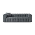 thumbnail image 6 of Marsi Luxry Modern Chesterfield Gray French Boucle Fabric Couch, 6 of 6