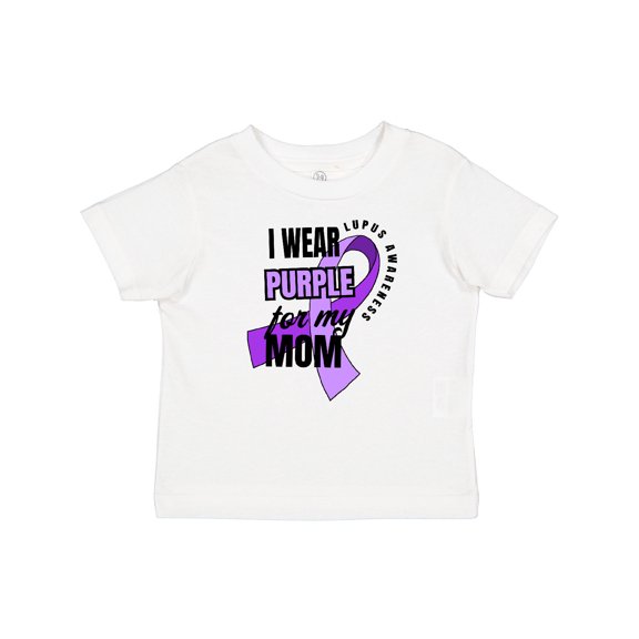 Inktastic I Wear Purple For My Mom Lupus Awareness Boys or Girls Baby T-Shirt