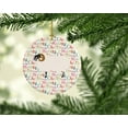 thumbnail image 2 of Scottish Blackface Sheep Christmas Ceramic Ornament 2.8 in x 2.8 in, 2 of 3