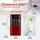 thumbnail image 3 of Radio FM portátil de bolsillo PRUNUS J-328 con grabadora roja, 3 of 7