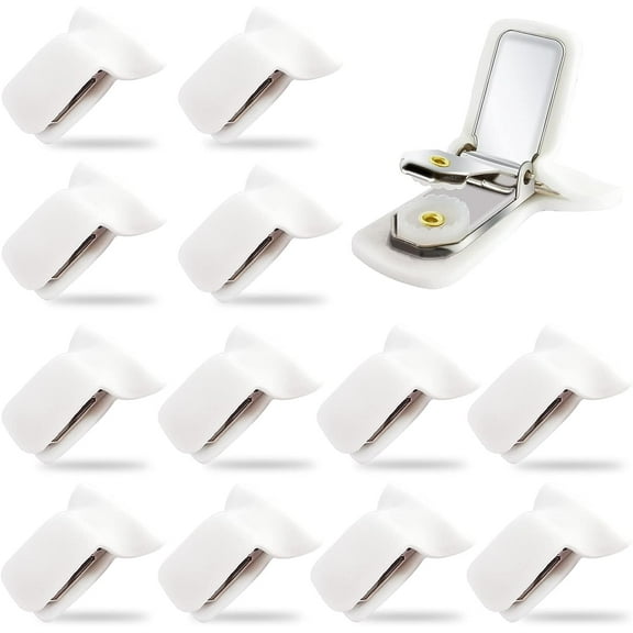 Comforter Clips, 12 Pack Duvet Clips Set Keeps Comforter from Shifting Comforter Clips for Duvet Covers Hold on Bed