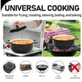 thumbnail image 7 of Matladin 5 Quart Enameled Cast Iron Dutch Oven with Lid, Dual Handles, Oven Safe up to 500°F or on Stovetop, Compatible for Braising, Stews, Roasting, 7 of 7