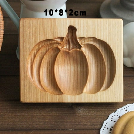 

Wooden Cookie Molds Cookie Wooden Gingerbread Cookie Moulds Press 3D Cake Embossing Baking Mold Pumkin Cutter Bakery Gadgets