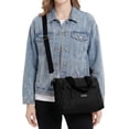 thumbnail image 6 of BadPiggies Crossbody Bag for Women Men, Nylon Waterproof Shoulder Purse Messenger Bag Lightweight Pocketbooks - Black, 6 of 9