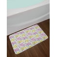 thumbnail image 2 of Octopus Bath Mat, Cartoon Style Sea Life Animal and Plant Pattern Aquatic Scene Creatures, Plush Bathroom Decor Mat with Non Slip Backing, 29.5" X 17.5", Pink Yellow Pale Blue, by Ambesonne, 2 of 2
