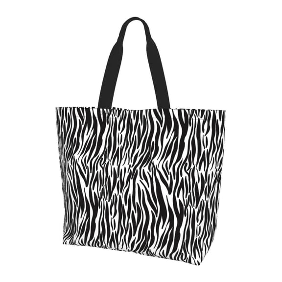 Yiaed Zebra Print Handbag for Women Tote Purse Shoulder Bag Large Fashion Hobo Purse Handbag Shopping Tote