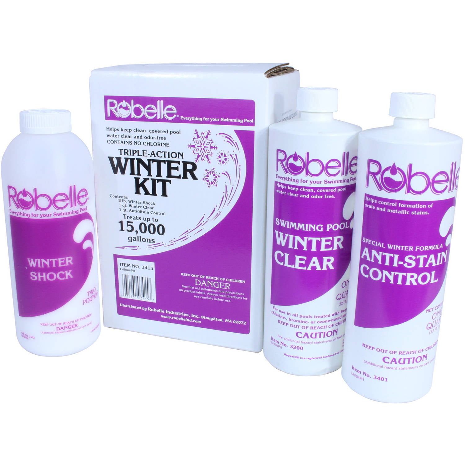 Dual/Triple-Action Winter Kit for Swimming Pools