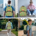 thumbnail image 2 of Jeiento Kids Backpack And Lunch Box Set 4 Piece 17 Inch Mushroom Cat Backpack Set for Boys Girls Lightweight Water-Resistant Bookbag with Pencil Case Bookmarks, Back to School, 2 of 7