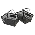 thumbnail image 1 of Black Shopping Baskets (Set of 2), 1 of 3