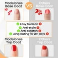 thumbnail image 7 of modelones Gel Top Coat and Base Coat Set 2 Pcs Gel Nail Polish No Wipe Gel Base and Top Coat Clear Top Coat Nail Lamp Need Long Lasting Shiny 10 ml Gifts for Women, 7 of 7