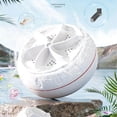 thumbnail image 3 of facefd Portable Mini Washing Machine Waterproof USB for Home Apartment Travel without switch clear box, 3 of 9