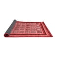 thumbnail image 2 of Ahgly Company Indoor Round Abstract Red Modern Area Rugs, 3' Round, 2 of 4