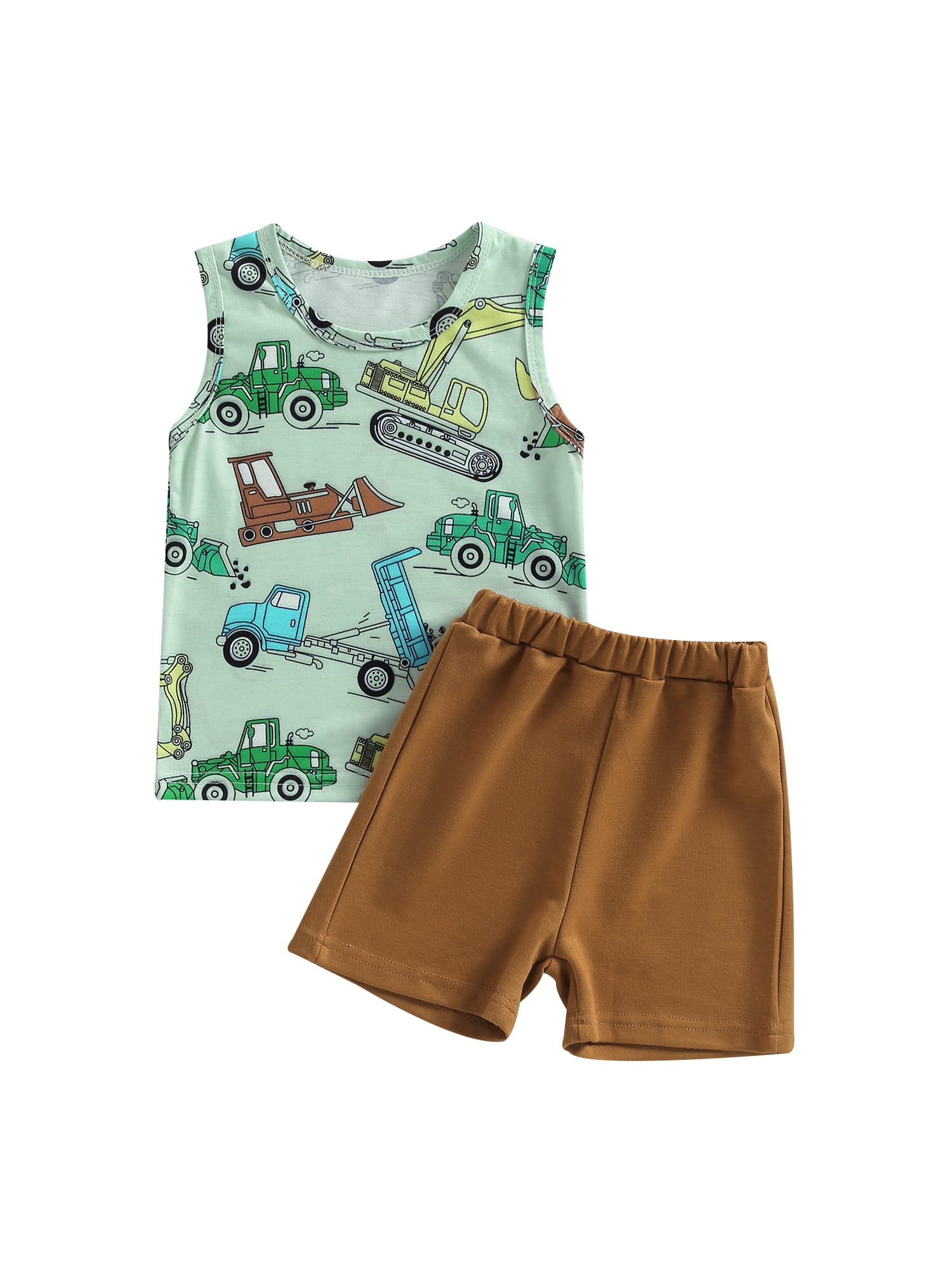 Wassery Toddler Kids Boy Summer Clothes 2T 3T 4T 5T 6T 7T Little Boys