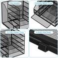 thumbnail image 4 of Organizador de Escritorio Marbrasse Bandeja para Cartas de 5 Niveles Negro, 4 of 6