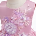 thumbnail image 6 of Girls Embroidery Flower Princess Dress Pageant Wedding Birthday Tutu Gowns, 6 of 7