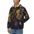 thumbnail image 2 of Lsque Five Nights At Freddy'S for Mens Full-zip Hoodie, Zip-up Pullover Hooded Sweatshirt, Kangaroo Pocket Hoodie Ideal for Daily Wear, Travel, and Home-3X-Large, 2 of 8
