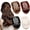 4pcs Bright, variant on New flat retro elegant oval hair clip with a back of the head disc and a curved arc-shaped design, featuring a shark clip for girls' hair accessories and headwear