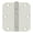 Polished Nickel, variant on Deltana S35R5BB4 3-1/2" x 3-1/2" x 5/8" Radius Hinge; Ball Bearing; Satin Brass Finish
