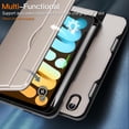 thumbnail image 5 of JETech Case for iPad mini (A17 Pro, 2024 Model, 7th Generation) / mini 6 (2021 Model, 6th Generation), PU Leather Business Folio Protective Tablet Cover with Pencil Holder & Pocket (Starlight), 5 of 6