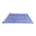 thumbnail image 2 of Ahgly Company Machine Washable Indoor Round Persian Blue Traditional Area Rugs, 8' Round, 2 of 4
