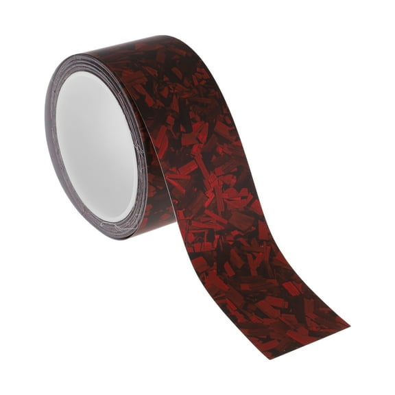 Unique Bargains Pinstripe Tape 30mmx8.5m Forging Pattern Car Stripes Pinstripe Decals for Car Motorcycle and Boat Racing Stripes DIY Stickers Matte Red 1 Pcs