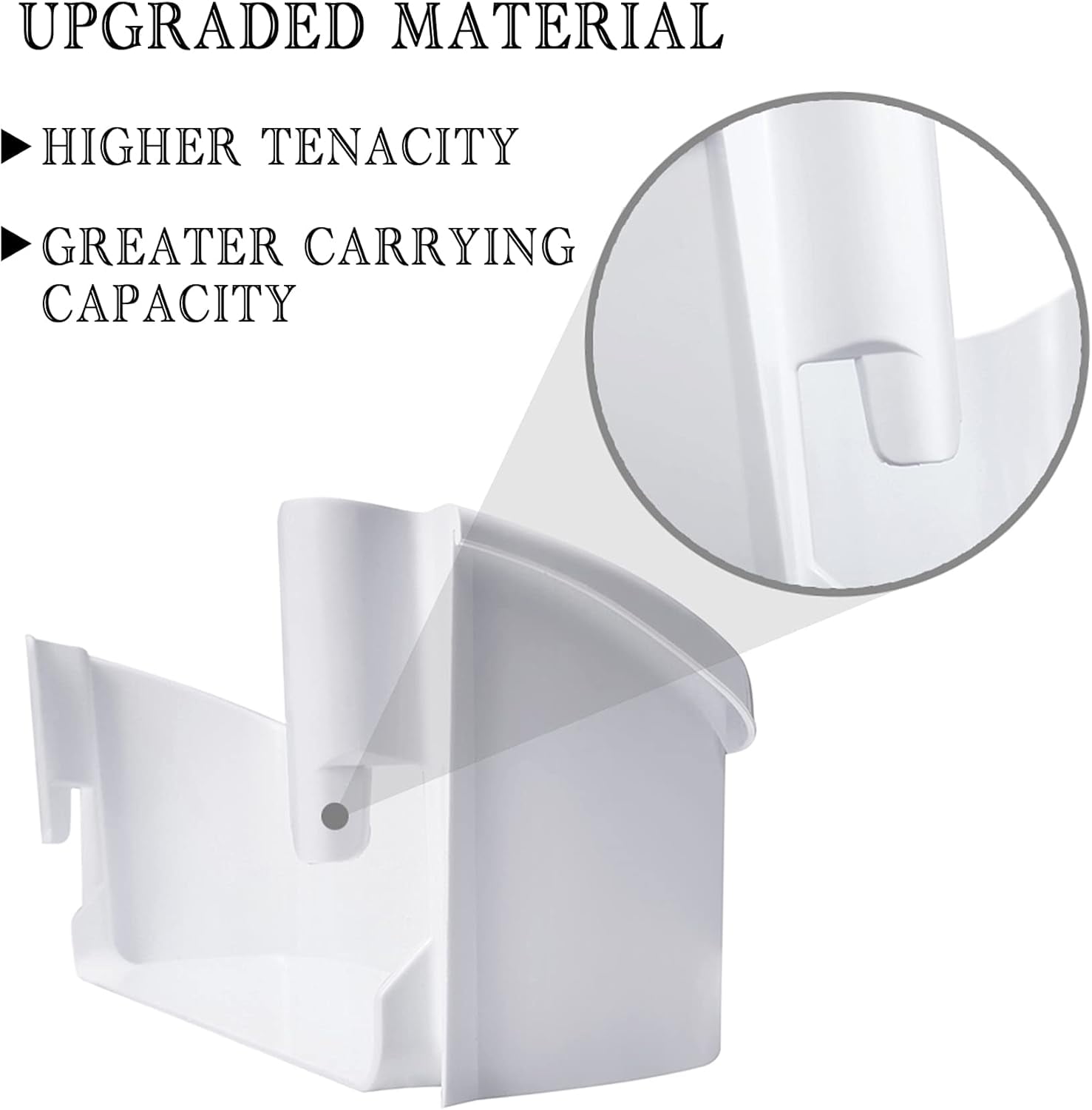 2 pack 240323001 Refrigerator Door Bin, Refrigerator Side Shelf Replacement Part, (15.95in long), Fit for frigidaire kenmore, Replace AP2115741, PS429724, AH429724, 240323007