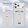 thumbnail image 3 of JJEAN-for MagSafe Wallet with Stand, Magnetic Phone Wallet [4-Card Holder][RFID Blocking], CellPhone Credit Card Holder for iPhone 17/16/15/14/13/12-White, 3 of 4
