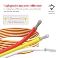 thumbnail image 6 of 10mm Connector for 3-Pin CCT COB LED Strip Light 40pcs Strip to Wire Connector 9.84ft(300cm) Long 22AWG Extension 3 Wire for Non Wired Gapless Solderless, 6 of 7