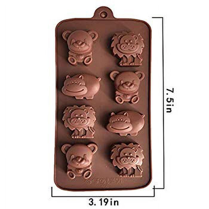 Chocolate Candy Mold Crazy Monsters – Set of 3 for 24 Candies – Non-Stick  BPA Free Silicone Gummy Molds, Jelly Molds, Ice Cube Tray, Gelatin Mold,  Soap Mold, Fat Bomb Molds – Silly pops