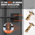 thumbnail image 4 of Passage Door Handles 1Pack Matte Black Door Lever Interior NonLatching, 4 of 7