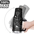 thumbnail image 5 of 40 oz Sun And Moon Tumbler With handle and straw,Stainless Steel Cup Extra Large Vacuum Double Wall Insulated Tumblers Travel Mug,Hot and cold beverages Car Cup, 5 of 6